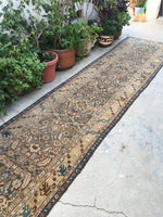 3'1 x 13'6 Love Worn Caucasian Runner (#828) - Blue Parakeet Rugs