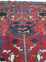 4'8 x 6'5 Antique Persian Malayer (#1014) at Anthropologie - Blue Parakeet Rugs