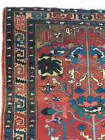 4'8 x 6'5 Antique Persian Malayer (#1014) at Anthropologie - Blue Parakeet Rugs