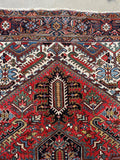 9'9 x 13'4 Antique Persian Heriz rug #2734ML / 10x13 Heriz - Blue Parakeet Rugs