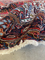 9'9 x 13'4 Antique Persian Heriz rug #2734ML / 10x13 Heriz - Blue Parakeet Rugs