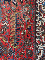 9'9 x 13'4 Antique Persian Heriz rug #2734ML / 10x13 Heriz - Blue Parakeet Rugs