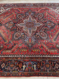 9'9 x 13'4 Antique Persian Heriz rug #2734ML / 10x13 Heriz - Blue Parakeet Rugs