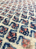 10'1 x 11' square-ish Persian Sarouk (#1018) - Blue Parakeet Rugs