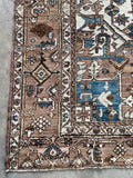 10'10 x 12'2 Antique Persian Serapi Rug #2853
