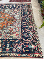 7'5 x 11'6 Antique NW Persian rug #2365 - Blue Parakeet Rugs