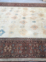 11’4 x 16’4 Oversize Antique Oatmeal ground rug (#1019) - Blue Parakeet Rugs