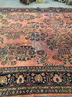 10'5 x 16'1 oversize antique Persian Lilihan rug (#1020) - Blue Parakeet Rugs