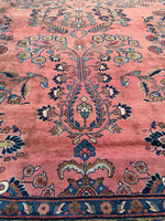 10'5 x 16'1 oversize antique Persian Lilihan rug (#1020) - Blue Parakeet Rugs