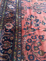 10'5 x 16'1 oversize antique Persian Lilihan rug (#1020) - Blue Parakeet Rugs