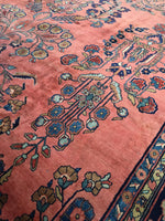 10'5 x 16'1 oversize antique Persian Lilihan rug (#1020) - Blue Parakeet Rugs
