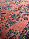 10'5 x 16'1 oversize antique Persian Lilihan rug (#1020) - Blue Parakeet Rugs