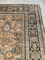 10'7 x 13'4 Antique Persian Mahal rug #2217 / 11x13 Vintage Rug - Blue Parakeet Rugs