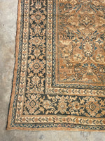 10'7 x 13'4 Antique Persian Mahal rug #2217 / 11x13 Vintage Rug - Blue Parakeet Rugs