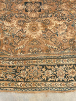 10'7 x 13'4 Antique Persian Mahal rug #2217 / 11x13 Vintage Rug - Blue Parakeet Rugs