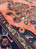 10'5 x 16'1 oversize antique Persian Lilihan rug (#1020) - Blue Parakeet Rugs