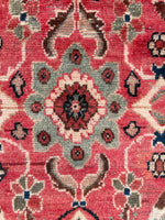 4'4 x 10'4 Vintage Mahal rug #718ML / 4x10 Vintage Rug - Blue Parakeet Rugs