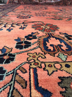 10'5 x 16'1 oversize antique Persian Lilihan rug (#1020) - Blue Parakeet Rugs