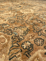 10'7 x 13'4 Antique Persian Mahal rug #2217 / 11x13 Vintage Rug - Blue Parakeet Rugs