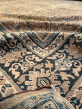 10'7 x 13'4 Antique Persian Mahal rug #2217 / 11x13 Vintage Rug - Blue Parakeet Rugs