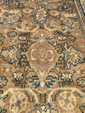 10'7 x 13'4 Antique Persian Mahal rug #2217 / 11x13 Vintage Rug - Blue Parakeet Rugs