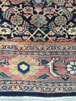 9'10 x 12'5 Midnight Blue Antique Persian Mahal (#832) - Blue Parakeet Rugs