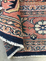 9'10 x 12'5 Midnight Blue Antique Persian Mahal (#832) - Blue Parakeet Rugs