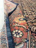 9'10 x 12'5 Midnight Blue Antique Persian Mahal (#832) - Blue Parakeet Rugs