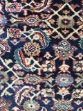 9'10 x 12'5 Midnight Blue Antique Persian Mahal (#832) - Blue Parakeet Rugs