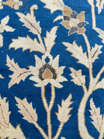 10’5 x 19’ Nature and Animal Scene Antique Indian rug #2534 / 11x19 vintage rug - Blue Parakeet Rugs