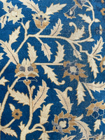 10’5 x 19’ Nature and Animal Scene Antique Indian rug #2534 / 11x19 vintage rug - Blue Parakeet Rugs