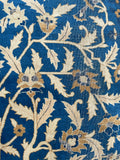 10’5 x 19’ Nature and Animal Scene Antique Indian rug #2534 / 11x19 vintage rug - Blue Parakeet Rugs