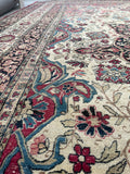 11'7 x 17'9 Antique 19th Century Palatial rug #2046 / 12x18 Vintage Rug - Blue Parakeet Rugs