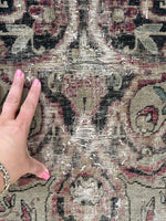 11'7 x 17'9 Antique 19th Century Palatial rug #2046 / 12x18 Vintage Rug - Blue Parakeet Rugs