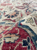11'7 x 17'9 Antique 19th Century Palatial rug #2046 / 12x18 Vintage Rug - Blue Parakeet Rugs