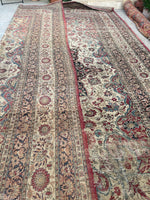 11'7 x 17'9 Antique 19th Century Palatial rug #2046 / 12x18 Vintage Rug - Blue Parakeet Rugs