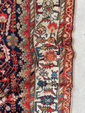 3'5 x 9'1 Antique tribal wool Runner #1881JL / 7x10 Vintage Runner - Blue Parakeet Rugs