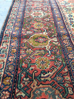 9x12 Ivory antique Persian Mahal (#821) - Blue Parakeet Rugs