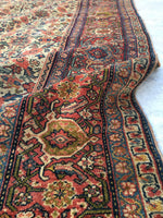 9x12 Ivory antique Persian Mahal (#821) - Blue Parakeet Rugs