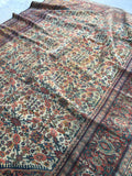 9x12 Ivory antique Persian Mahal (#821) - Blue Parakeet Rugs