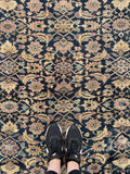 9'1 x 11'9 Antique Persian Malayer rug #2221 / 9x12 Vintage Rug - Blue Parakeet Rugs