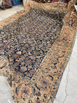 9'1 x 11'9 Antique Persian Malayer rug #2221 / 9x12 Vintage Rug - Blue Parakeet Rugs