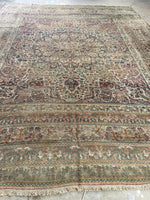 9’6 x 12’ Antique Persian Lavar Rug #2864