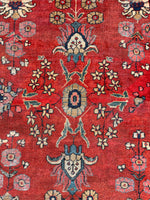 9'11 x 16'1 Antique Persian Mahal rug #2372ML / 10x16 Vintage Rug - Blue Parakeet Rugs