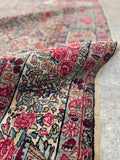 9'9 x 14'9 Antique Persian Kerman rug #910 / 10x15 Persian rug - Blue Parakeet Rugs
