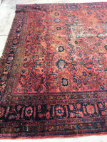 10'4 x 16'8 Oversize Antique Rug / Large Antique Rug / Antique Malayer - Blue Parakeet Rugs