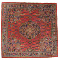 16' x 16'4 square antique Spanish Rug / 16x16 rug - Blue Parakeet Rugs