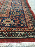 14' x 17' Oversized 1920's Hand Knotted Rug - Blue Parakeet Rugs