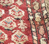 3'11" x 6'3" Antique Oriental Rug - 1870's - Blue Parakeet Rugs