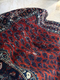 4x7 Antique Malayer / Small Oriental Rug - Blue Parakeet Rugs